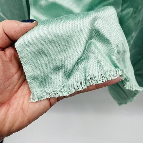 INC International Concepts Womens One Size Solid Oversized Wrap Scarf Sage 106 - Picture 4 of 6